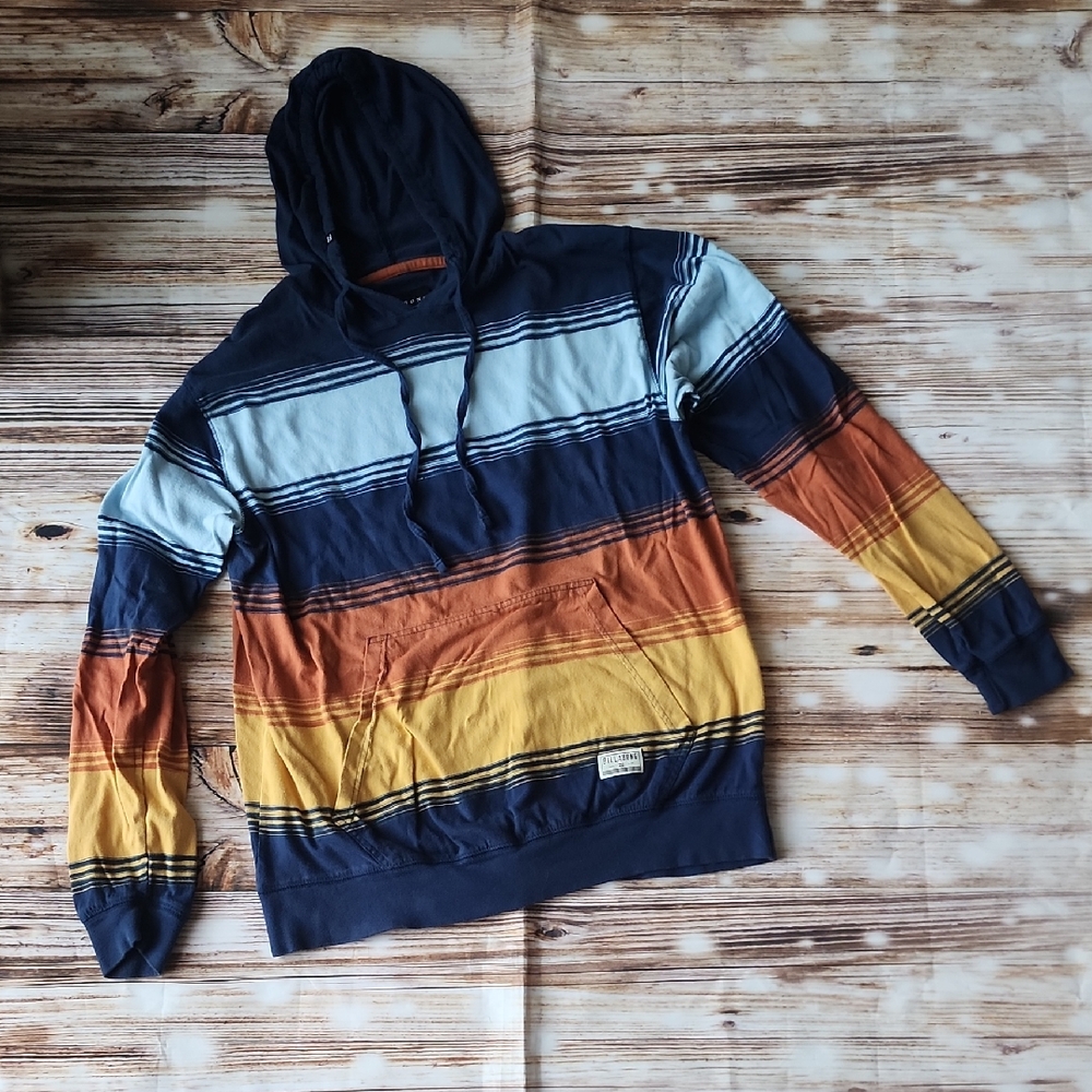 Billabong Hoodie in Blue, Orange, and Yellow